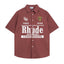Rhude x Automobili Lamborghini Short Sleeve Button‑Up Shirt