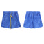Rhude Blue Snake Print Nylon Shorts