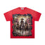 Majestik “Alien Cowboys” Vintage Tee(Red)