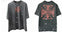 West Coast Choppers Red Cross Splatter Distressed Dual‑Side Graphic Short