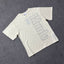 Rhude Minimal Vertical Stitch Letter Print Crew Neck Casual T‑Shirt
