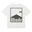 **Rhude** Men Large Back Graphic Boxy Fit Streetwear Tee