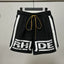 Rhude Side Stripe Big Logo Nylon Shorts