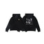 Palm Angels Dragon Graphic Back Print Hoodie - Black