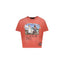 Play Hollywood The Living Theater Jazz‑Play Photo‑Print Cropped Boxy Short‑Sleeve Tee