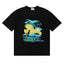 Rhude Palm Beach Front Print Oversized Tee