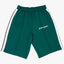 Palm Angels Classic Track Shorts - Dark Green/White