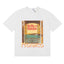 Rhude Hotel Di Rhude Monaco Window View Vintage White Oversized T‑Shirt