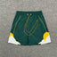 Rhude Dark Green Mountain Graphic Nylon Shorts