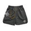 Rhude Cross Graphic Dark Grey Nylon Shorts