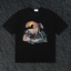 Rhude Wild Horse Sunset Western Landscape Black Oversized T‑Shirt