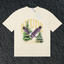 Rhude Futuristic Eagle Forest Vintage Cream Oversized T‑Shirt