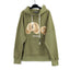Palm Angels Classic Bear Hoodie - Military Green