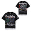 Roughplay Black Washed Ripped Hem Boxy Cropped T‑Shirt