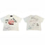 Play Hollywood Happy Birthday Jesus Scrapbook‑Collage Dual‑Sided Hand‑Scribble Multi‑Patch Cropped Boxy Short‑Sleeve Tee