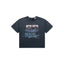 Play Hollywood Bound For Glory Retro Biker Movie‑Poster Cropped Boxy Short‑Sleeve Tee