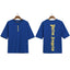 Palm Angels Vertical Gothic Logo T-Shirt - Blue