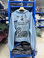 Play Hollywood Vintage‑Wash Light Blue Cropped Oversized Hoodie