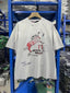 Play Hollywood Vintage‑Wash Ash Grey Oversized Graphic T‑Shirt