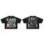 ROUGHPLAY Gradient Graphic Cropped Boxy T‑Shirt