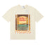 Rhude Hotel Di Rhude Monaco Window View Vintage Cream Oversized T‑Shirt