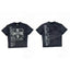 West Coast Choppers Vertical Text Cross Graphic Short Sleeve Tee