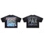 ROUGHPLAY Vintage Wash Boxy Cropped T‑Shirt