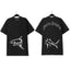 Palm Angels Sketch Shark Graphic T-Shirt - Black