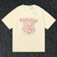 Rhude Vintage Palm Globe Cream Oversized T‑Shirt