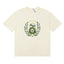 Rhude Laurel Crest Badge Graphic Oversized Tee Cream