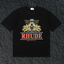 Rhude New Money Ornate Crest Black Oversized T‑Shirt