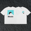 Rhude Mountain Moon Dual Sided White Oversized T‑Shirt