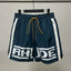 Rhude Side Stripe Big Logo Nylon Shorts