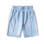 Palm Angels Classic Track Shorts - Light Blue/White