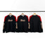 Rhude Camo Patch Logo Raglan Long Sleeve Tee Black Red