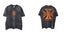 West Coast Choppers Orange Cross Dual‑Side Graphic Short Sleeve Tee