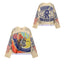 Roughplay BMX Cartoon Character Vintage Distressed Long Sleeve T‑Shirt