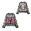 Roughplay Rock Guitar Skull Vintage Distressed Long Sleeve T‑Shirt
