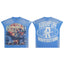 Roughplay Blue Vintage Washed Sleeveless Boxy Tank Top