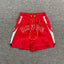 Rhude Red White Contrast Nylon Shorts