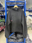Play Hollywood Vintage‑Wash Black Cropped Oversized Hoodie