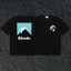 Rhude Mountain Moon Dual Sided Black Oversized T‑Shirt