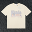 Rhude Yacht Club International Flag Badge Vintage Cream Oversized T‑Shirt