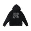 Palm Angels Gothic Letter Monogram Hoodie - Black
