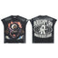 Roughplay Black Vintage Washed Sleeveless Boxy Tank Top