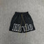 Rhude Black Big Logo Nylon Shorts