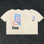 Rhude Off Road 02 High Desert Racing Dual Sided Cream Oversized T‑Shirt