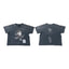 Play Hollywood Marilyn Manson Hand‑Scribble Collage Front‑Back Dual‑Print Cropped Boxy Short‑Sleeve Tee