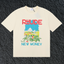 Rhude New Money Tropical Palace Cream Oversized T‑Shirt