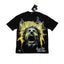 Glazagod Graphic Heavyweight T-Shirt Oversized-BLACK